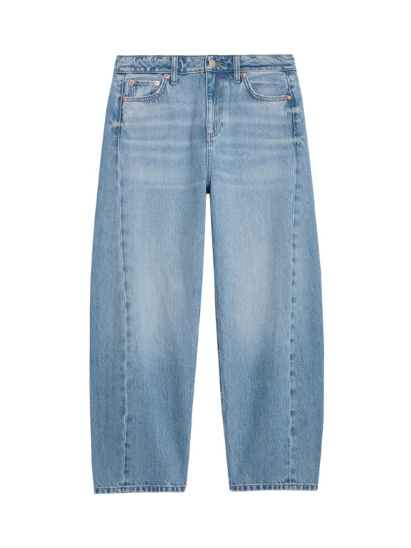 Marks & Spencer Ravni džins s srednjevisokim sedežem Marks & Spencer mornarsko modra