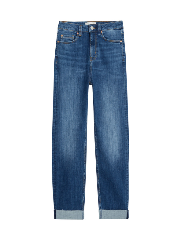 Marks & Spencer Super mehki džins Harper z visokim pasom Marks & Spencer mornarsko modra