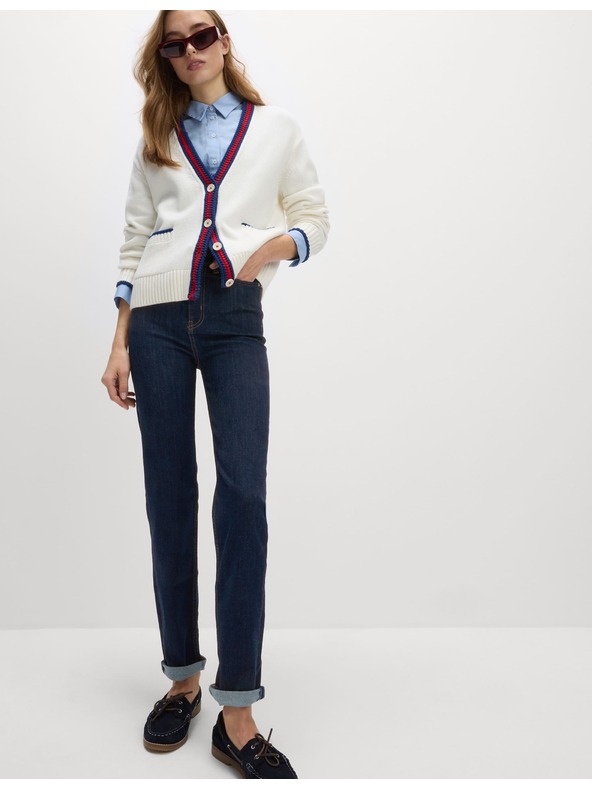 Marks & Spencer Džins Sienna Supersoft z visokim pasom Marks & Spencer mornarsko modra