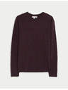 Marks & Spencer Pulover iz čistega kašmirja, s teksturo in okroglim izrezom Marks & Spencer vijolična