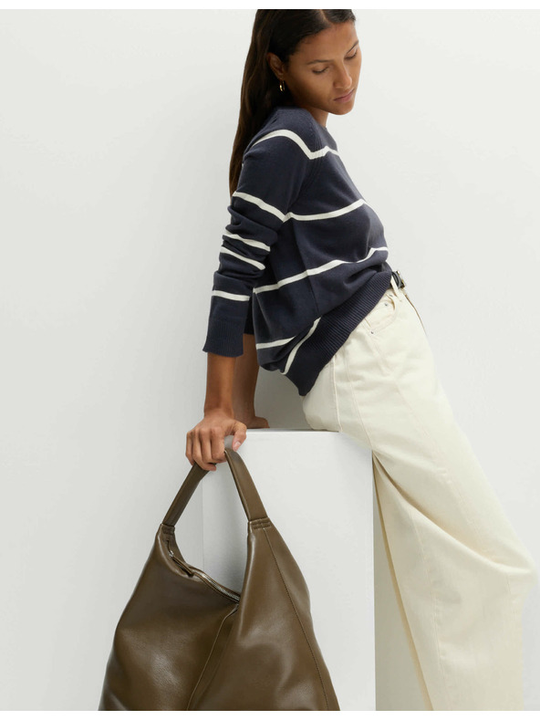 Marks & Spencer Ekstra mehak progasti pulover okoli vratu Marks & Spencer mornarsko modra