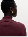 Marks & Spencer Rebrasti pulover z visokim ovratnikom Marks & Spencer rdeča
