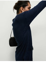 Marks & Spencer Dolg rebrast kardigan brez zapiranja Marks & Spencer mornarsko modra