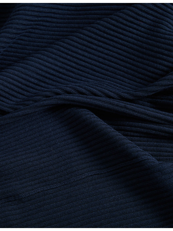 Marks & Spencer Dolg rebrast kardigan brez zapiranja Marks & Spencer mornarsko modra