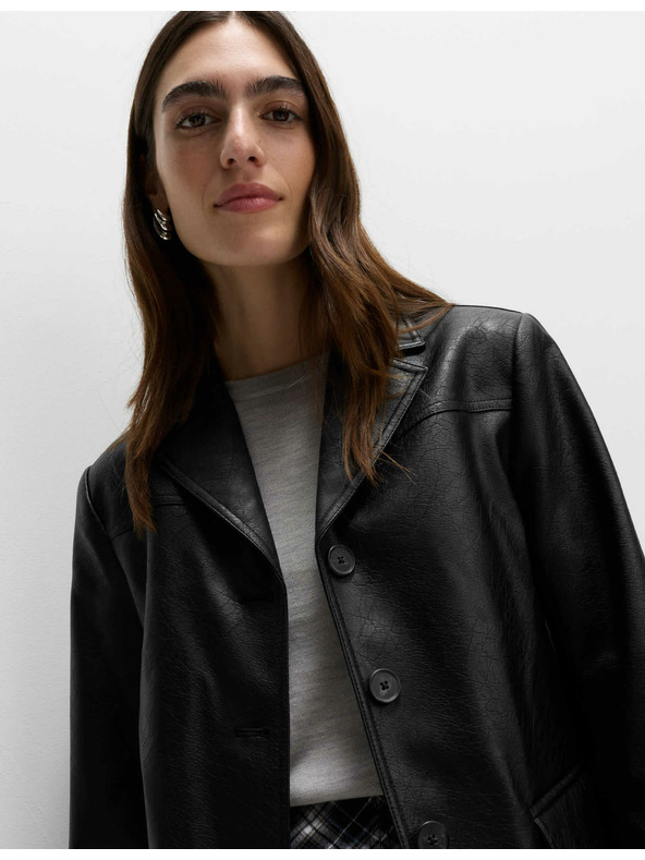 Marks & Spencer Razpokano enovrsten suknjič Marks & Spencer črna