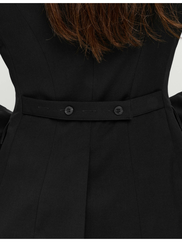 Marks & Spencer Bunda brez ovratnika Marks & Spencer črna