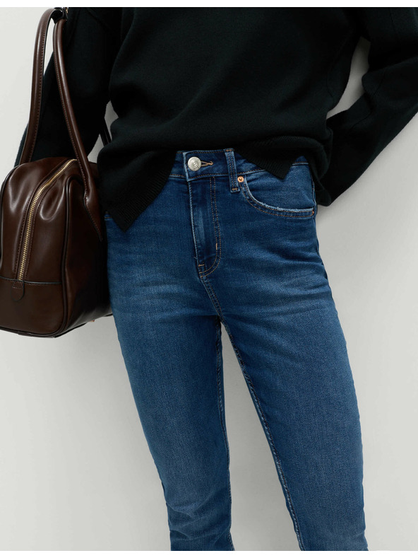 Marks & Spencer Temno modre ženske kavbojke ozkega kroja Marks & Spencer