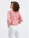 Orsay Rožnato-oranžna ženska cvetlična bluza ORSAY
