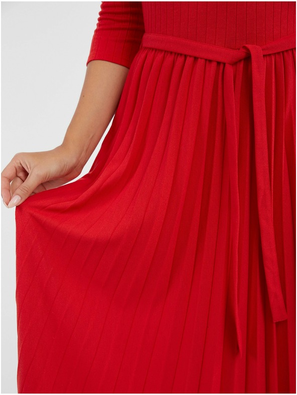 Orsay Rdeča ženska maxi obleka ORSAY