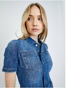 Orsay Modra denim srajčna obleka ORSAY
