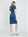 Orsay Modra denim srajčna obleka ORSAY