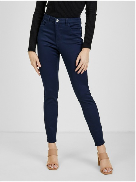 Orsay Temno modre ženske hlače ORSAY