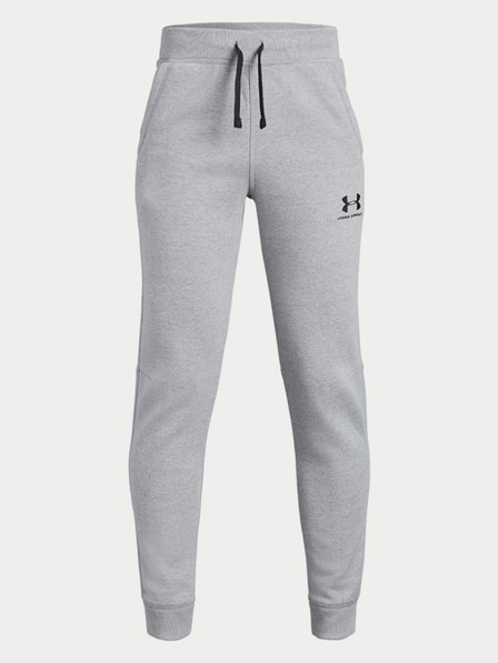 Under Armour Deške spodnji del trenirke Under Armour EU Cotton Fleece Jogger-GRY
