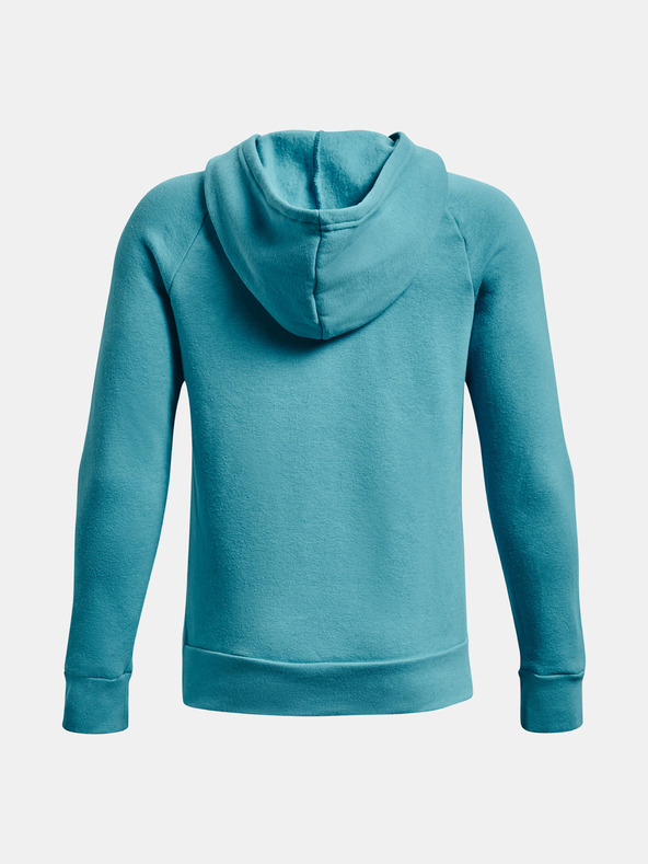 Under Armour Deški pulover Under Armour UA RIVAL FLEECE HOODIE-BRN