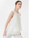Orsay Bela majica brez rokavov ORSAY