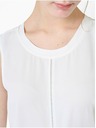 Orsay Bela majica brez rokavov ORSAY
