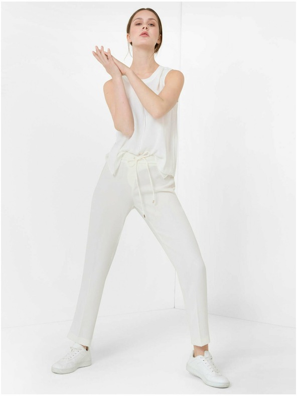 Orsay Bela majica brez rokavov ORSAY