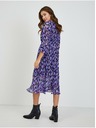 Orsay Vijoličasta ženska cvetlična obleka ORSAY