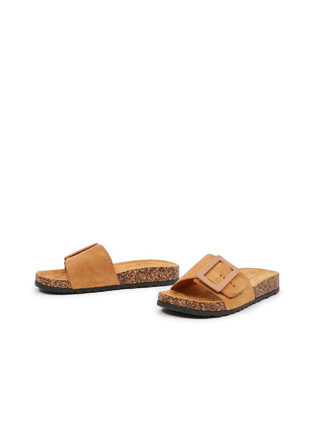 Orsay Rjavi ženski copati iz semiša ORSAY