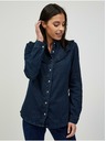 Orsay Temno modra denim srajca ORSAY