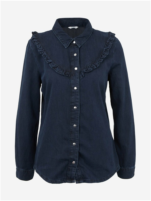 Orsay Temno modra denim srajca ORSAY