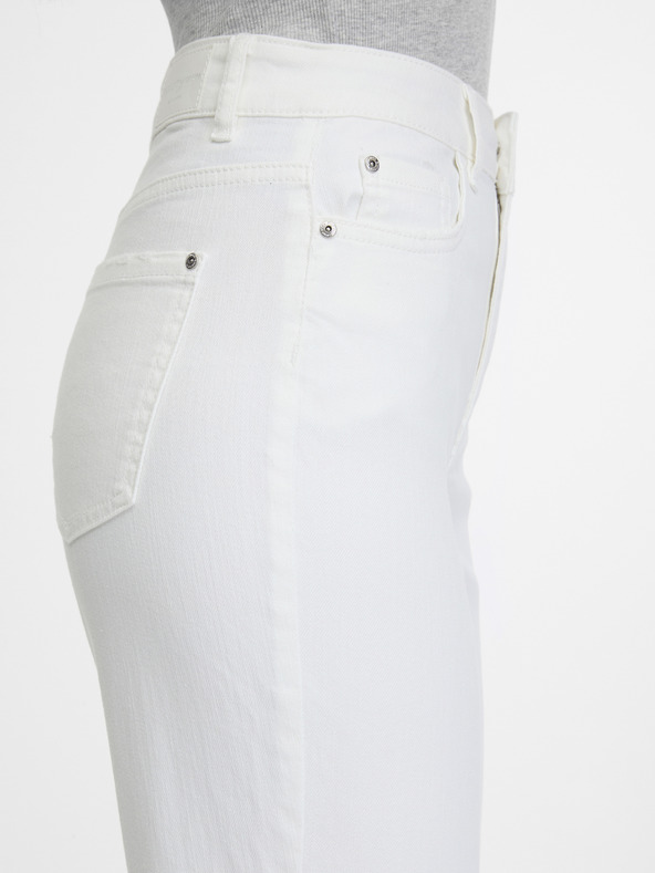 Orsay Bele ženske skrajšane mom fit kavbojke ORSAY