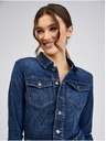 Orsay Temno modra ženska denim obleka ORSAY