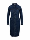 Orsay Temno modra ženska denim obleka ORSAY