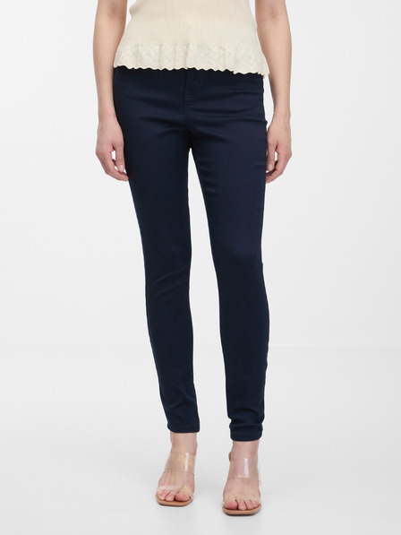 Orsay Temno modre skinny fit hlače ORSAY