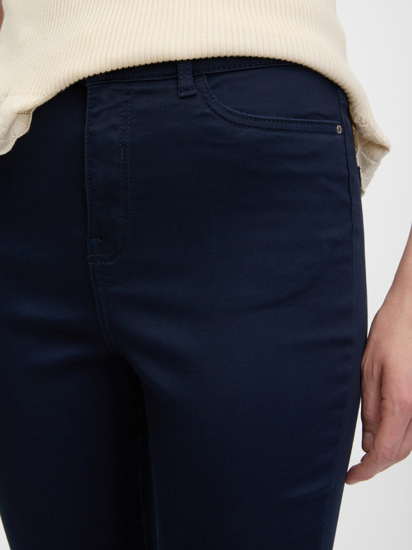 Orsay Temno modre skinny fit hlače ORSAY