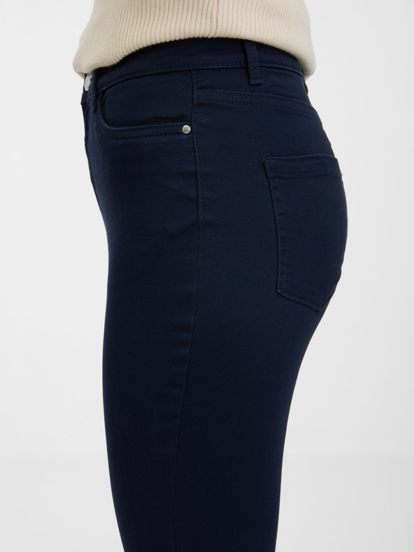 Orsay Temno modre skinny fit hlače ORSAY