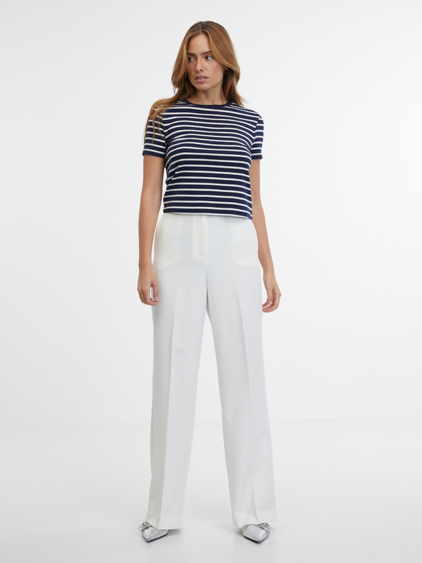 Orsay Temno modra ženska progasta majica ORSAY