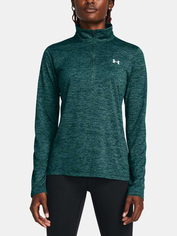 Under Armour Ženski pulover Under Armour Tech 1/2 Zip- Twist-BLU