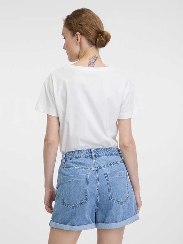 Orsay Bela ženska majica s kratkimi rokavi ORSAY