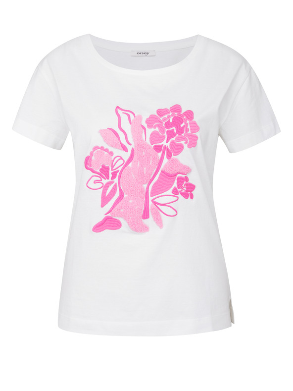 Orsay Bela ženska majica s kratkimi rokavi ORSAY