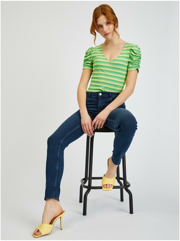 Orsay Temno modre ženske skinny fit kavbojke ORSAY