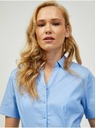 Orsay Svetlo modra srajca s kratkimi rokavi ORSAY
