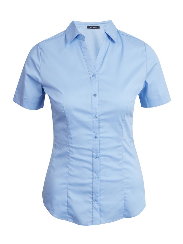 Orsay Svetlo modra srajca s kratkimi rokavi ORSAY