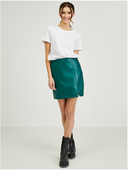 Orsay Zeleno žensko krilo iz umetnega usnja ORSAY