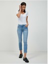 Orsay Svetlo modre skrajšane skinny fit kavbojke ORSAY