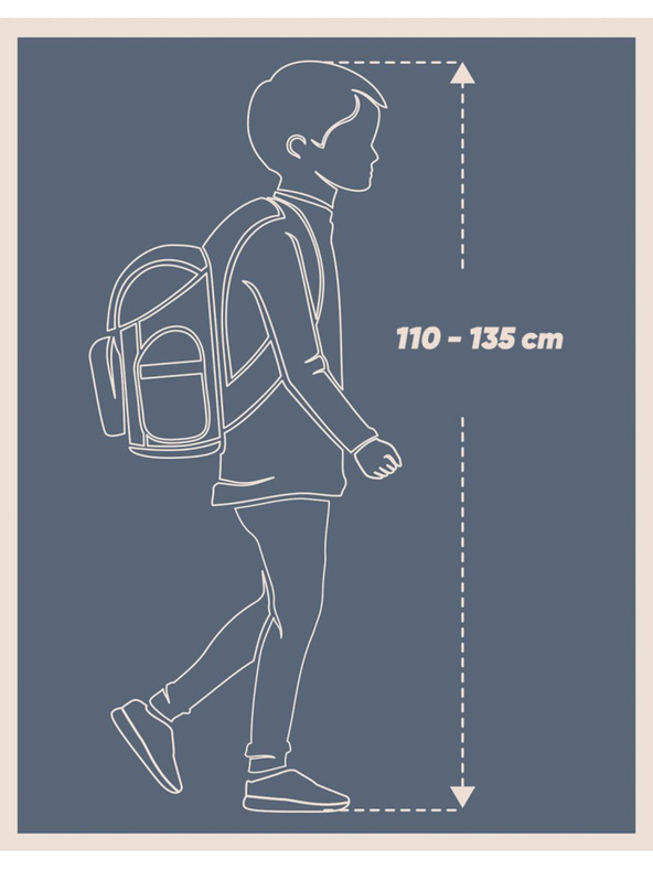 BAAGL  Ergo Minecraft Blue Axe Šolski komplet