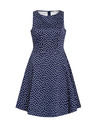 Orsay Temno modra pikčasta obleka ORSAY