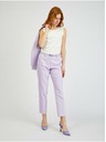 Orsay Svetlo vijoličaste ženske skrajšane hlače s pasom ORSAY