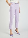 Orsay Svetlo vijoličaste ženske skrajšane hlače s pasom ORSAY