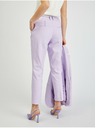 Orsay Svetlo vijoličaste ženske skrajšane hlače s pasom ORSAY