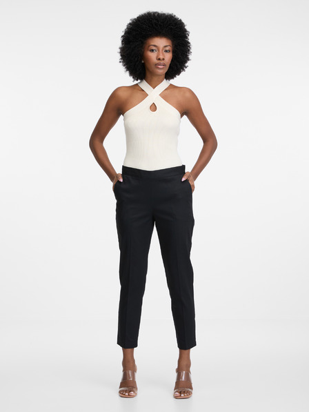 Orsay Črne ženske hlače ORSAY