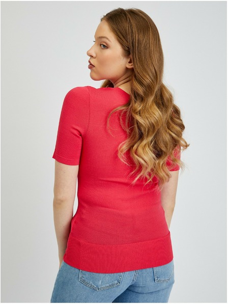 Orsay Temno rožnata ženska puloverska majica ORSAY