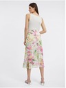 Orsay Rožnato-bela ženska cvetlična midi krilo ORSAY