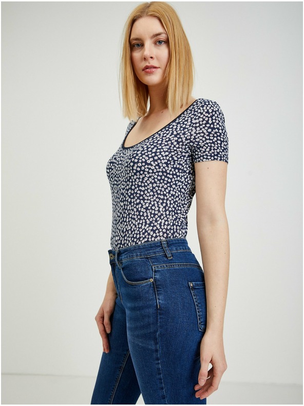 Orsay Temno modre ženske slim fit kavbojke ORSAY