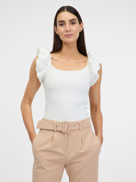 Orsay Krem ženska majica s kratkimi rokavi ORSAY